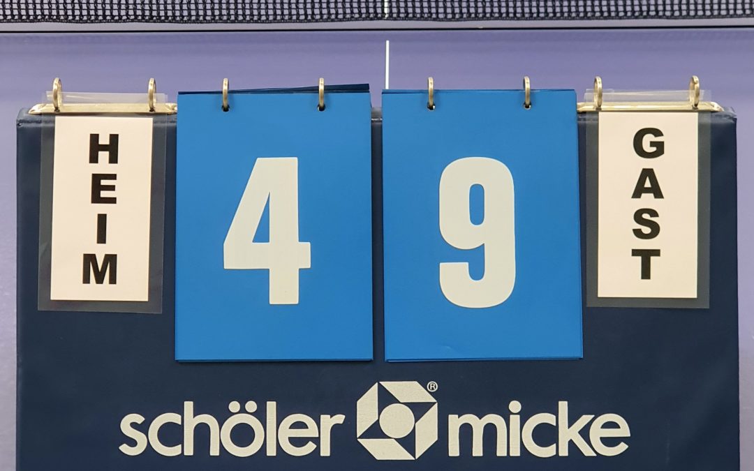 1.Mannschaft verliert Lokalderby